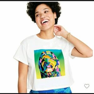 Tabitha Brown x Target Plus Size Short Sleeve Dog Graphic T-Shirt - NWT Size 2X